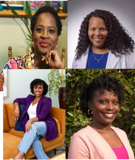 Maternal Health Panelist: Nicole Deggins, Dr. Kendreia Dickens-Carr, Rhonda Sims, and Ebonie Garnett